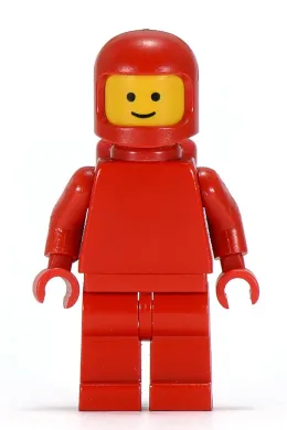 Classic Space - Red with Air Tanks, Torso Plain