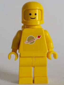 Classic Space - Yellow with Air Tanks, Stickered Torso Pattern