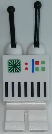 Classic Space Droid - White with Computer Panel (The Visitor's Droid)