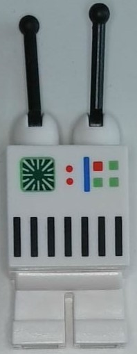 Classic Space Droid - White with Computer Panel (The Visitor's Droid)