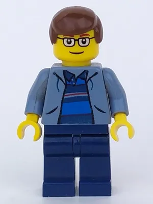 Peter Parker 2 - Sand Blue Jacket, Dark Blue Legs, Brown Male Hair