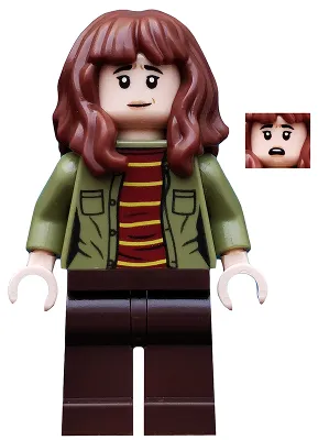 Joyce Byers - Sand Green Jacket, Dark Brown Legs