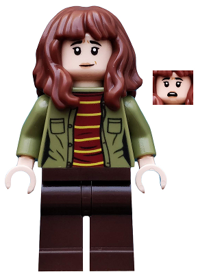 Joyce Byers - Sand Green Jacket, Dark Brown Legs