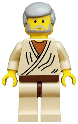 Obi-Wan Kenobi - Old, Yellow Head, Light Gray Hair