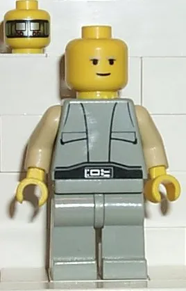 Lobot - Light Gray Uniform, Yellow Head