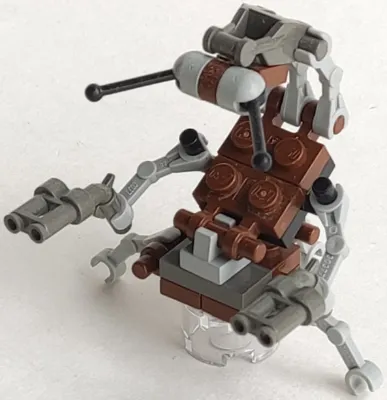 Droideka (Destroyer Droid) - Brown, Light Gray, and Dark Gray