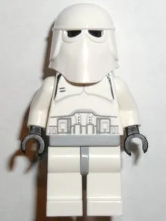Snowtrooper, Light Bluish Gray Hips, Black Hands (Falcon blue box)