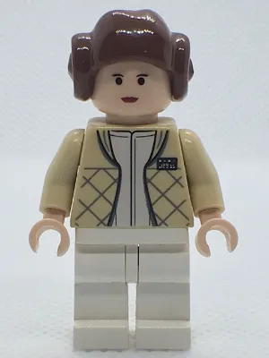 Princess Leia - Hoth Outfit, Tan Jacket, Smooth Hair with Buns