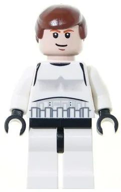 Han Solo - Stormtrooper Outfit, Plain Legs, Eyes with Glints