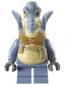 Watto - Printed Head, Dark Bluish Gray Hands