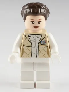 Princess Leia - Hoth Outfit, Tan Jacket, Braided Hair