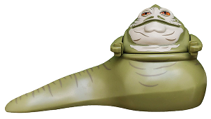 Jabba the Hutt - Olive Green, Tan Face, Dark Tan Wrinkles