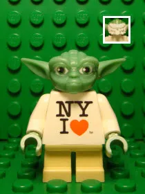 Yoda - NY I Heart Torso, White Hair (Toys "R" Us Times Square 2013 Exclusive)