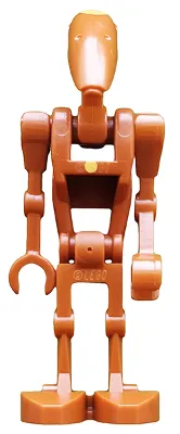 Battle Droid Commander - Dark Orange with Dot, Angled Arm and Straight Arm