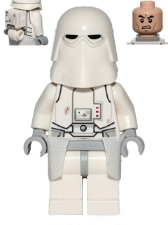 Snowtrooper, Light Bluish Gray Hips, Light Bluish Gray Hands, White Kama
