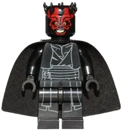 Darth Maul - Horns and Cape, Printed Legs