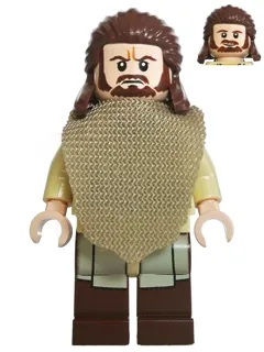 Qui-Gon Jinn - Poncho, Reddish Brown Beard