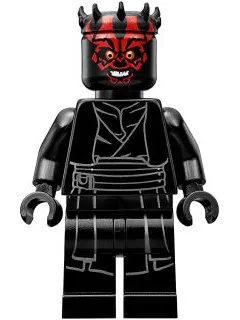 Darth Maul - Horns, Printed Legs, Open Mouth