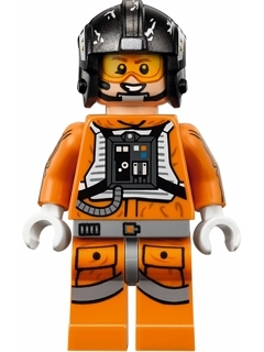 Snowspeeder Pilot Zev Senesca - Pearl Dark Gray Helmet