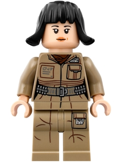 Rose Tico - Dark Tan Outfit, Hair