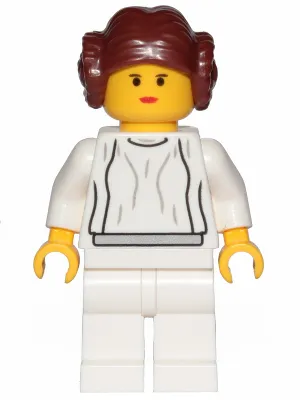 Princess Leia - White Dress, Simple Belt, Yellow Head and Hands, 20th Anniversary Torso