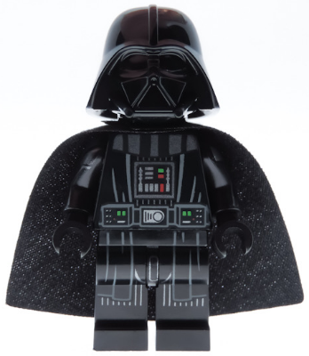 Darth Vader - Printed Arms, Traditional Starched Fabric Cape