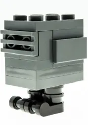 Gonk Droid (GNK Power Droid), Experimental Unit Clone Force 99 - Dark Bluish Gray, Black Feet (Gonky)