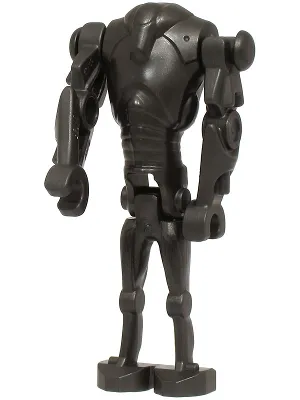Super Battle Droid - Pearl Dark Gray, Narrow Head, Chest Light Indent