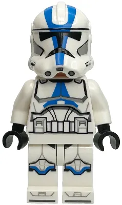 Clone Trooper, 501st Legion (Phase 2) - White Arms, Nougat Head, Helmet with Holes