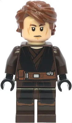 Anakin Skywalker - Dark Brown and Black Robe, Black Hands