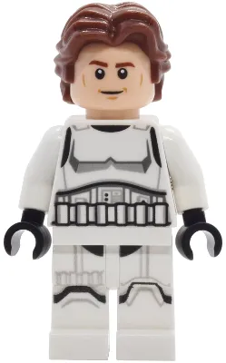 Han Solo - Stormtrooper Outfit, Printed Legs, Shoulder Belts, Smile / Angry