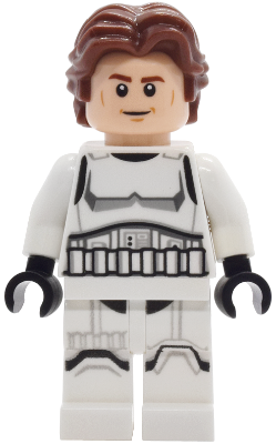 Han Solo - Stormtrooper Outfit, Printed Legs, Shoulder Belts, Smile / Angry