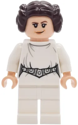Princess Leia - White Dress, Detailed Belt with 5 Emblems
