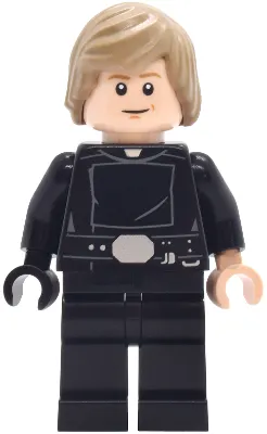 Luke Skywalker - Jedi, Hair with Side Part, Smile with Crease / Frown
