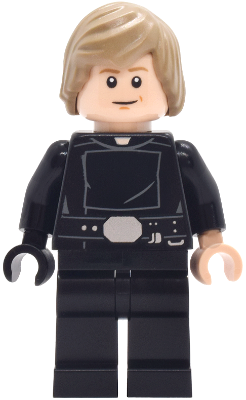 Luke Skywalker - Jedi, Hair with Side Part, Smile with Crease / Frown