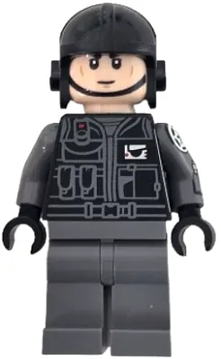 Imperial Shuttle Pilot - Light Nougat Head, Black Aviator Cap