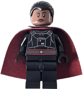 Moff Gideon - Cape, Medium Brown Head