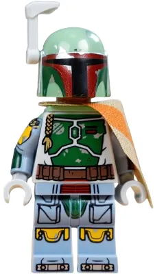 Boba Fett - Dark Tan Printed Pauldron, Helmet, Jet Pack, Printed Arms and Legs, Nougat Head