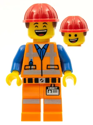 Hard Hat Emmet, The LEGO Movie (Minifigure Only without Stand and Accessories)