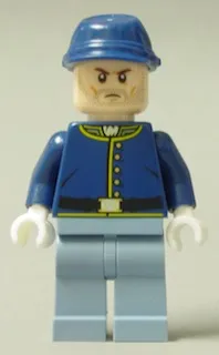 Cavalry Soldier - Brown Eyebrows, Stubble