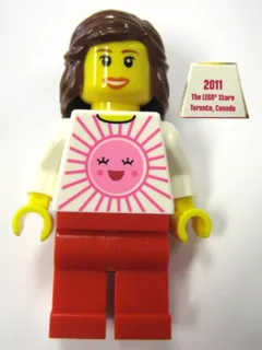 LEGO Brand Store Female, Pink Sun - Toronto, Canada (Sherway Square)