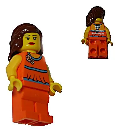 LEGO Brand Store Female, Orange Halter Top - Mission Viejo, CA