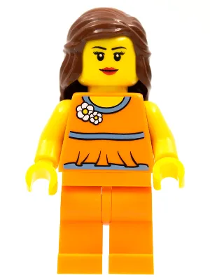 LEGO Brand Store Female, Orange Halter Top - Toronto, Canada (Fairview Mall)