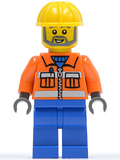 LEGO Brand Store Male, Construction Worker - London, England (Westfield Stratford)