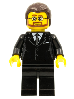 LEGO Brand Store Male, Black Suit - Paris, France (So Ouest) / Saarbrücken, Germany