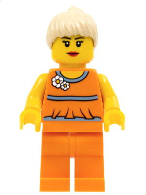 LEGO Brand Store Female, Orange Halter Top - Saarbrücken, Germany