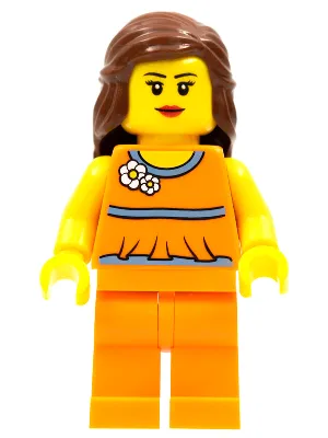 LEGO Brand Store Female, Orange Halter Top - Sunrise, FL