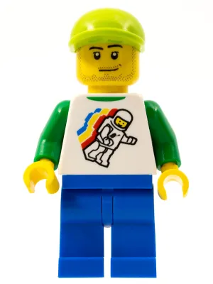 LEGO Brand Store Male, Classic Space Minifigure Floating - (no back printing) {Manchester}