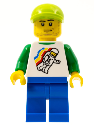 LEGO Brand Store Male, Classic Space Minifigure Floating - (no back printing) {Manchester}