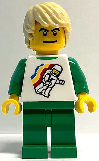 LEGO Brand Store Male, Classic Space Minifigure Floating - Gurnee
